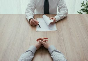 Employer Conducting Exit Interview
